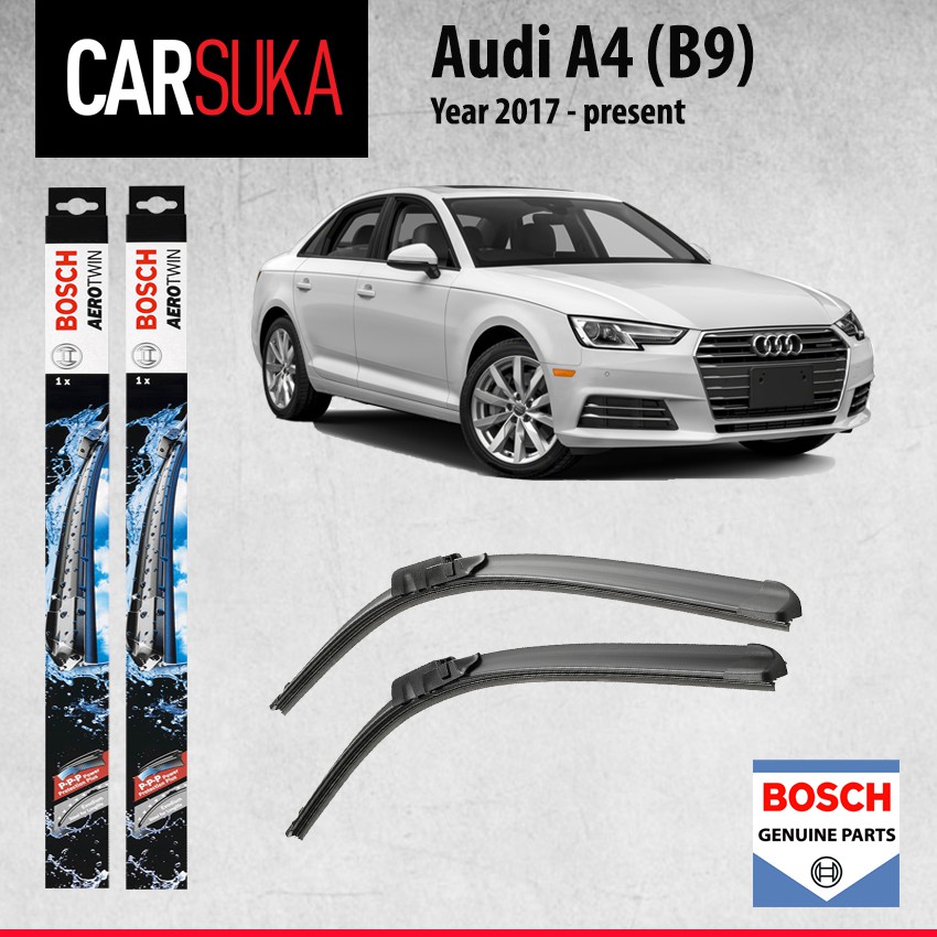 Bosch Aerotwins Wiper Blade (set) for Audi A4 (B9) year 2016 Present , (24"/20") Shopee