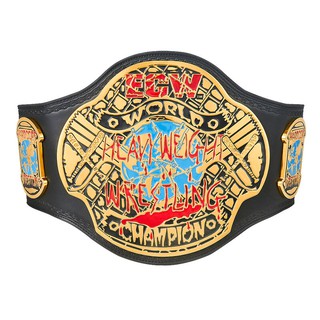 ECW World Heavyweight Wrestling Championship Belts Leather Replica Plates Adults 