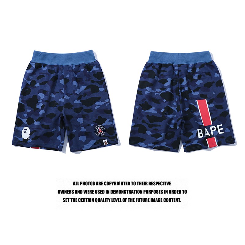 Psg bape shorts online