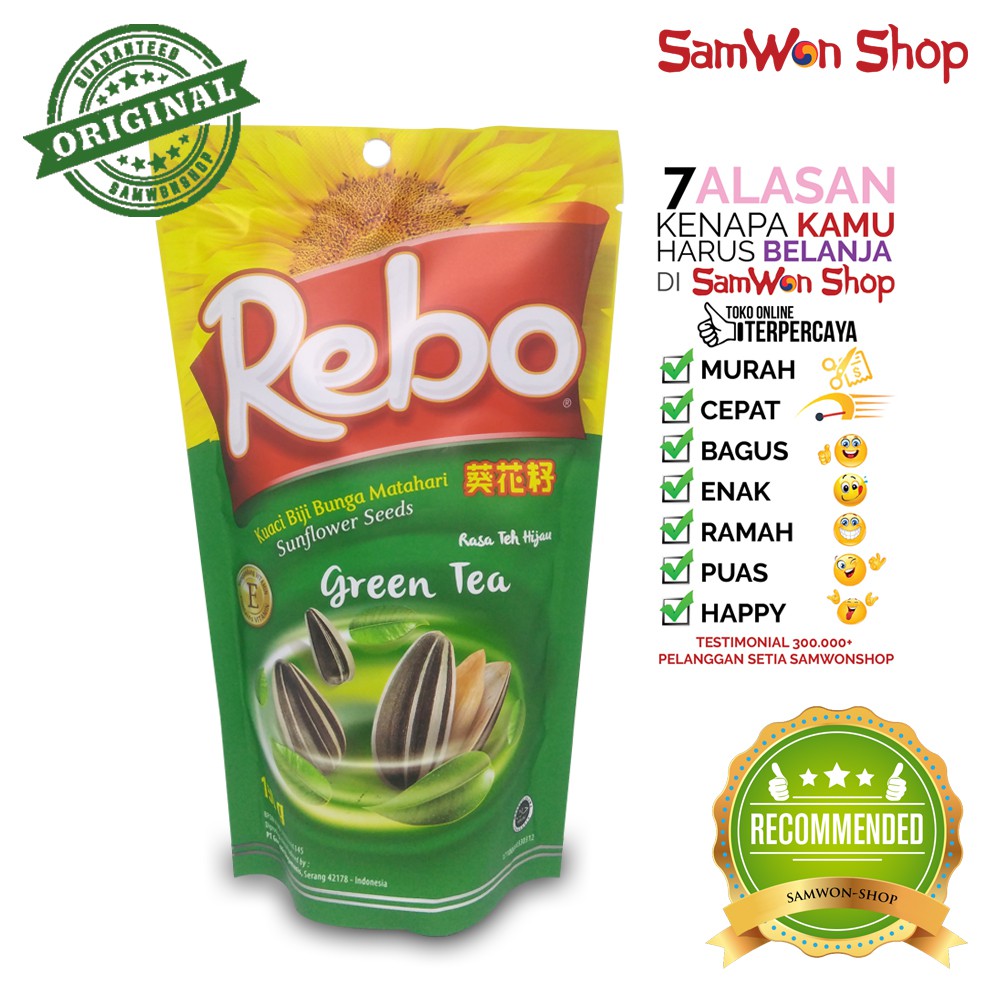 Kuaci Rebo Green Tea 150 Grams Singapore