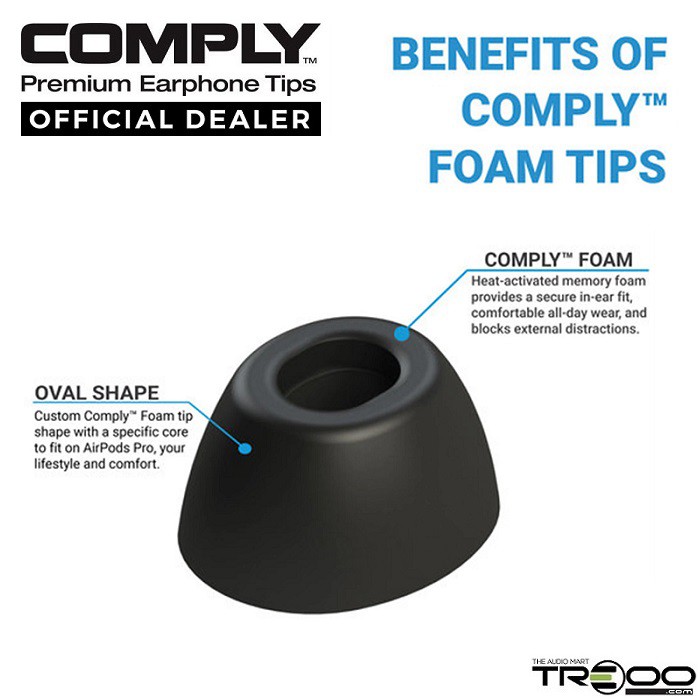 comply foam apple airpods pro 2.0 earbud tips