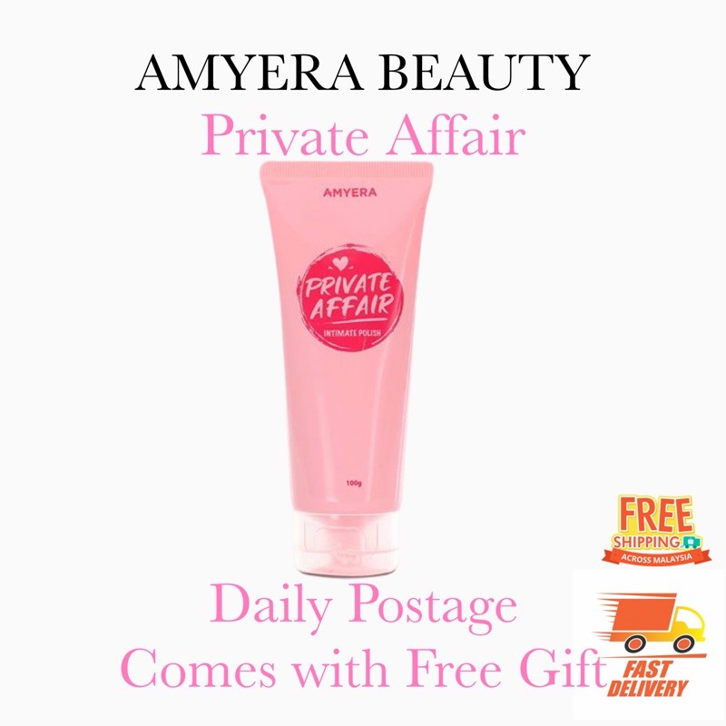 Amyera Beauty Private Affair Polish Scrub Shopee Singapore