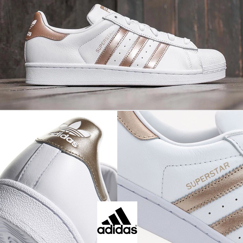adidas superstar white cyber metallic