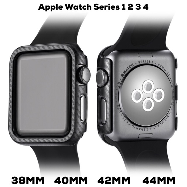 Carbon Fibre Case Cover Apple Watch Iwatch Series 1 2 3 4 5 38mm 40mm 42mm 44mm Shopee Singapore