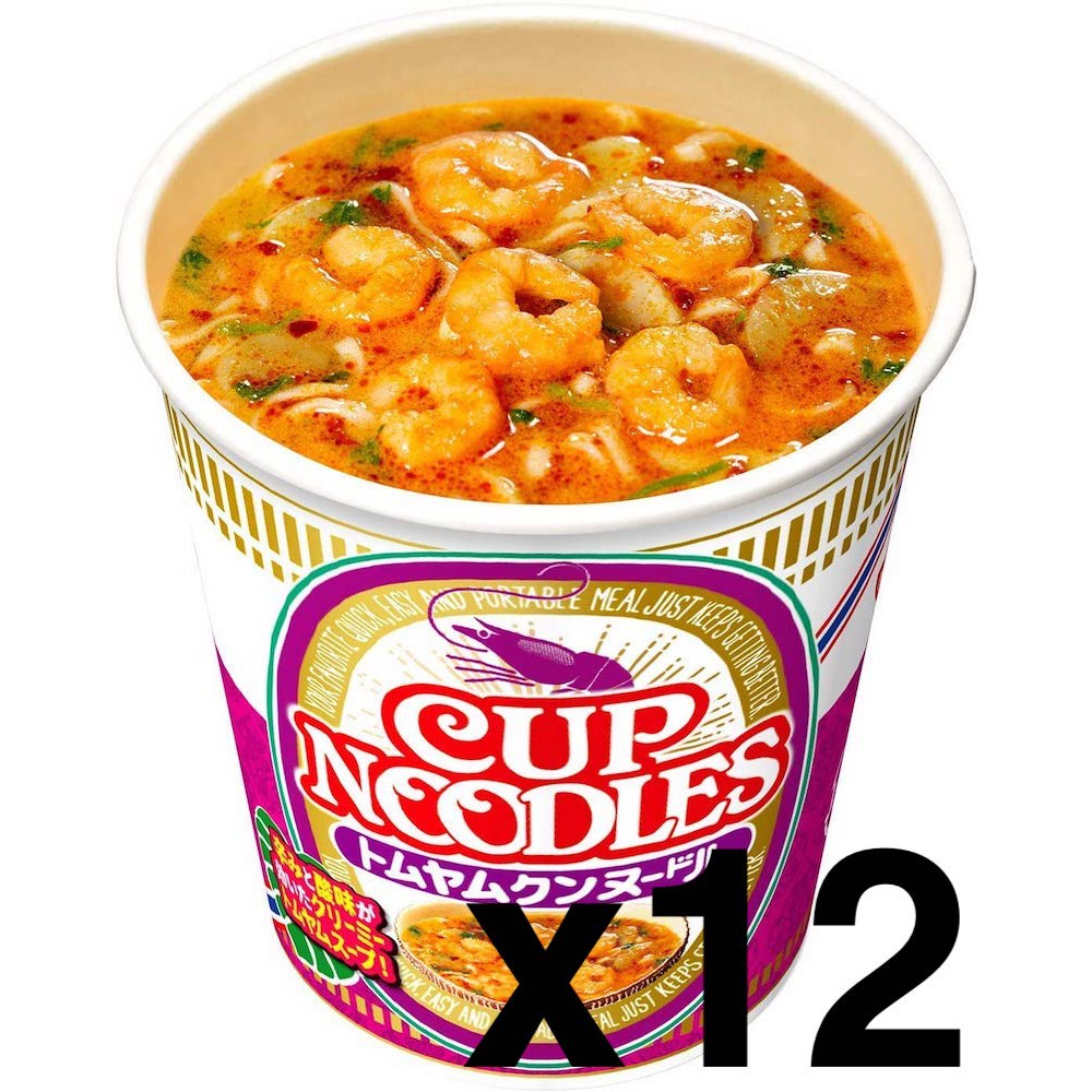 Nissin Instant Cup Noedels Tom Yum Goong Smaak 75g - Amazing Oriental