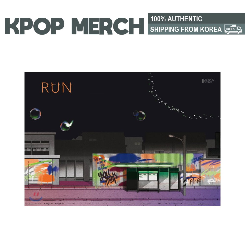 Bts Graphic Lyrics Book Vol 4 Run Shopee Singapore