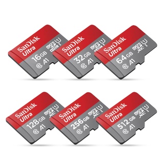 Sandisk A1 Ultra microSDHC UHS-I U1 Micro SD Card 64GB 128GB 256GB Up to 120MB/s Memory Card