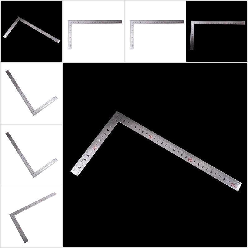 Stainless Steel 15x30cm 90 Degree Angle Metric Try Mitre Square Rule Shopee Singapore