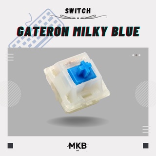 Gateron Milky Blue Mechanical Switches Switch for Mechanical or Gaming Keyboards - Clicky