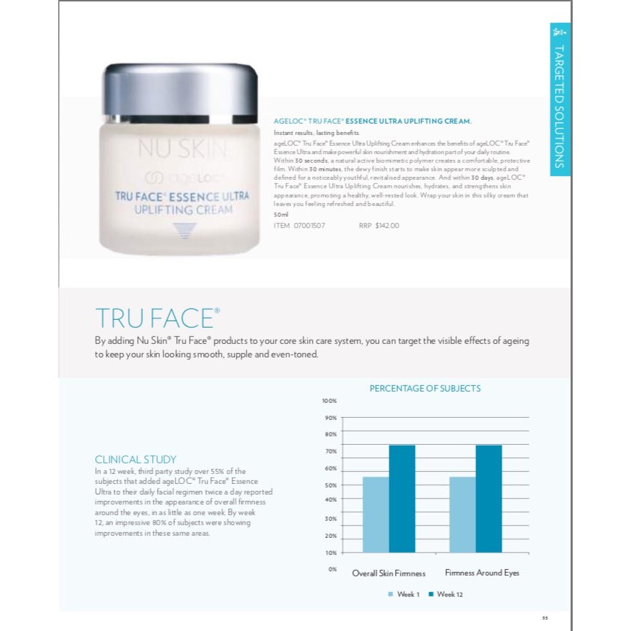 tru face essence ultra uplifting cream