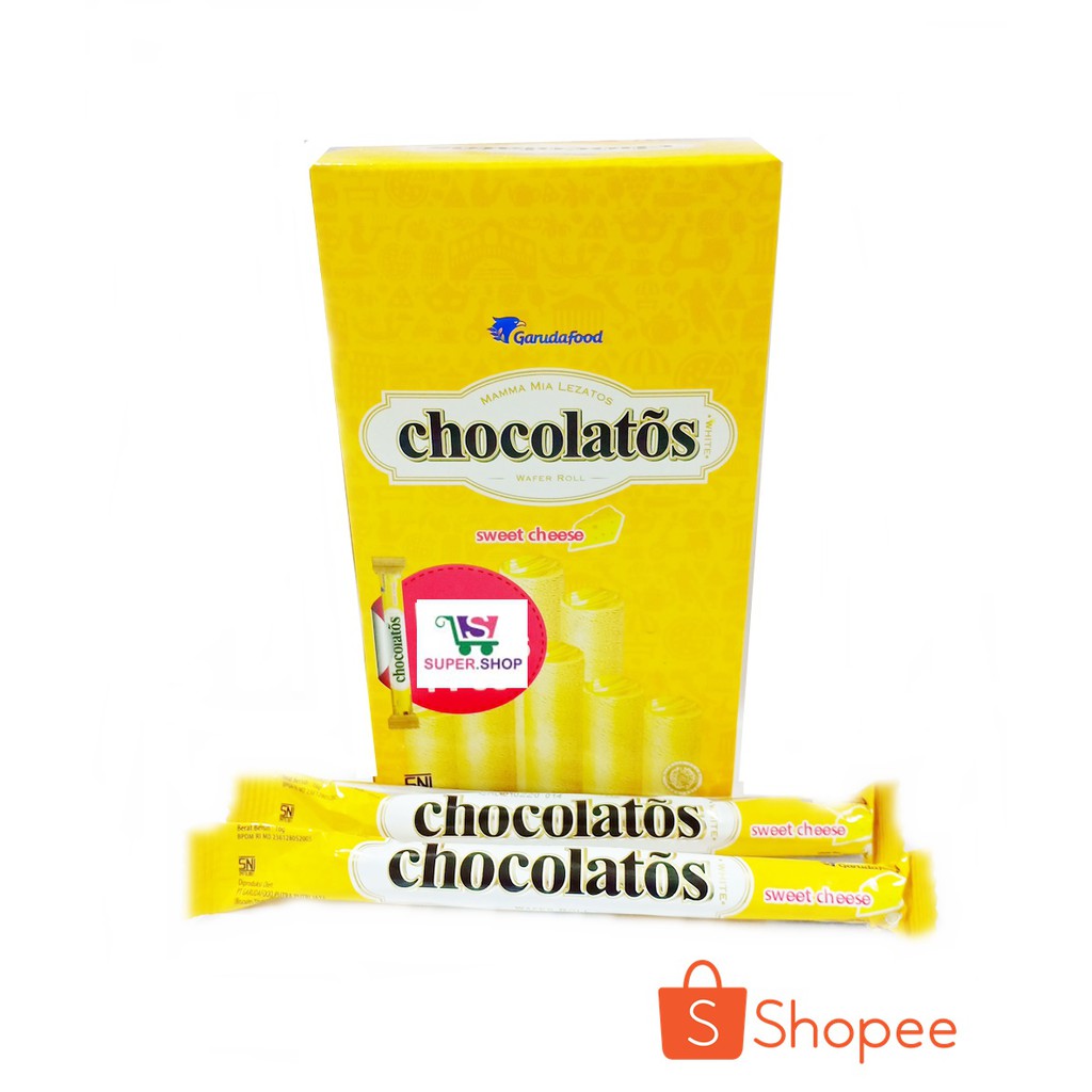 Chocolatos Cheese Wafer Roll Contents 20 Pcs Shopee Singapore