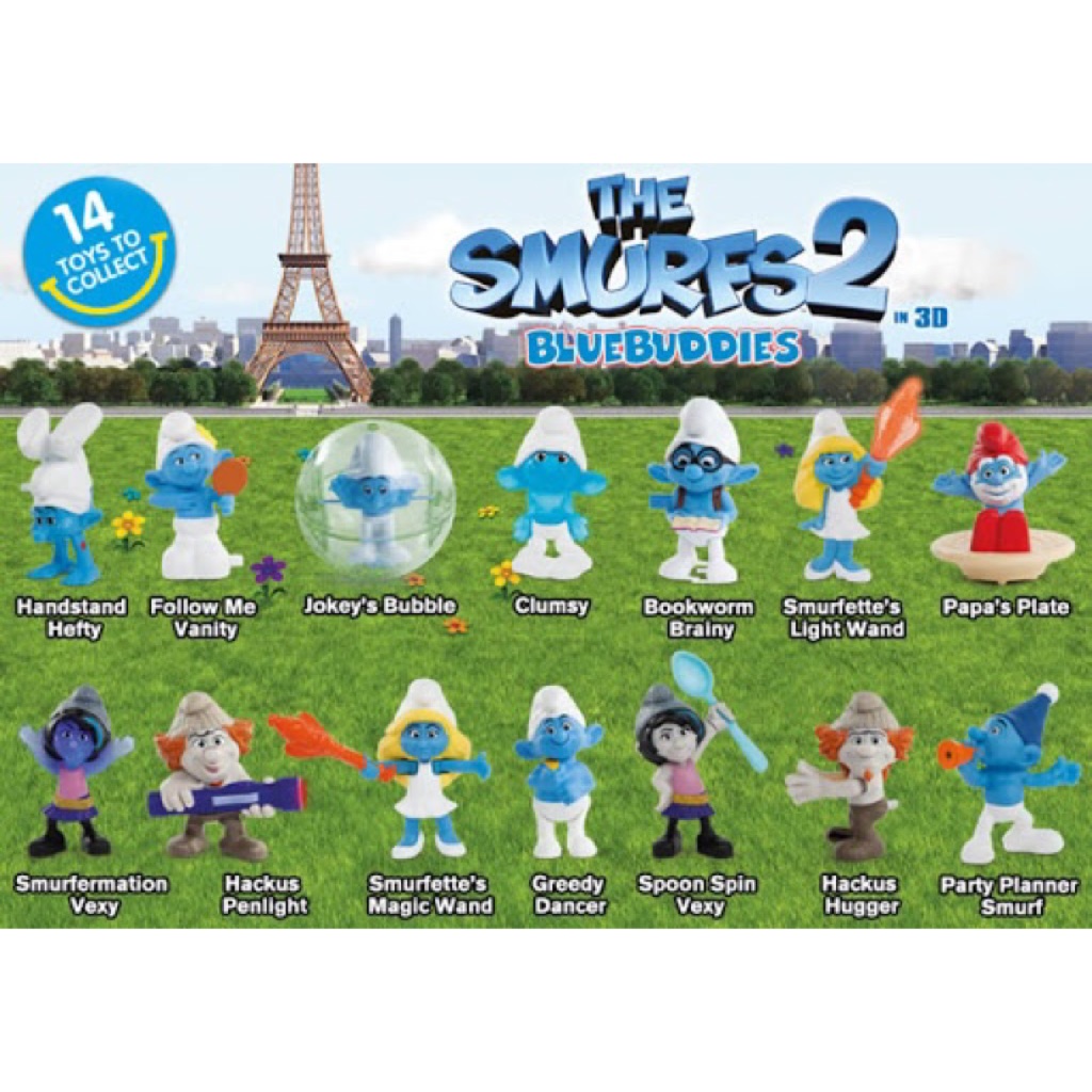 the smurfs mcdonalds