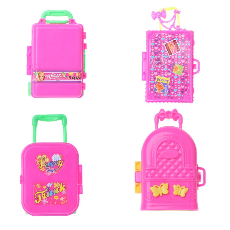 barbie toy luggage