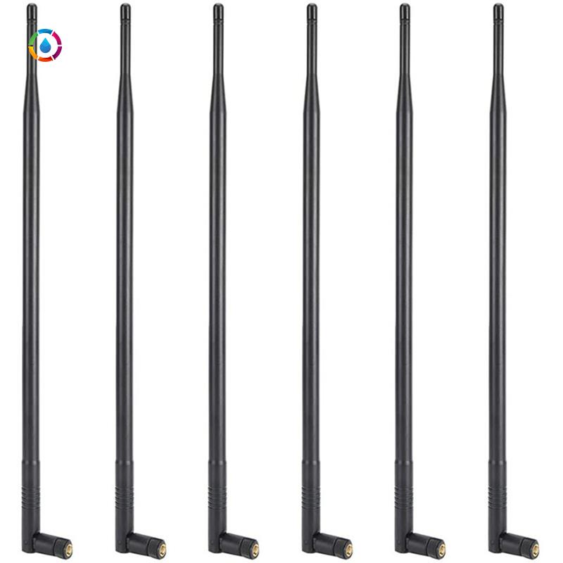 6X 12DBI WiFi Antenna, 2.4G/5G Dual Band High Gain Long Range WiFi