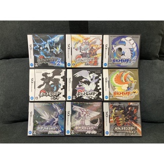 Pokemon Pocket Monsters DS set Heart Gold Soul silver Platinum Black Black 2 White White 2 Diamond Pearl Japan ver Tested and Fully working USED