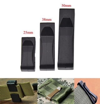 20/25MM Molle buckle strap Belt end clip adjust keeper tactical backpack WTUS 