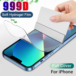 Soft Hydrogel Film Compatible for iPhone 14 13 12 11 Pro 14 Plus 13 Mini XS Max X XR 7 8 6 6s Plus SE 2020 Full Coverage Screen Protector