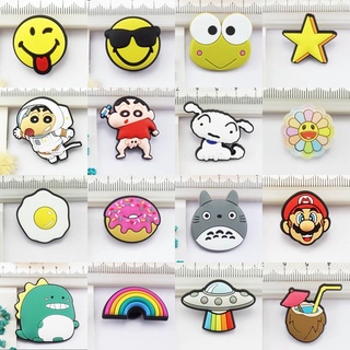 Image of [LOCAL STOCK] jibbitz cartoon anime fruits food flower shapes rubber crocs shoe accessories