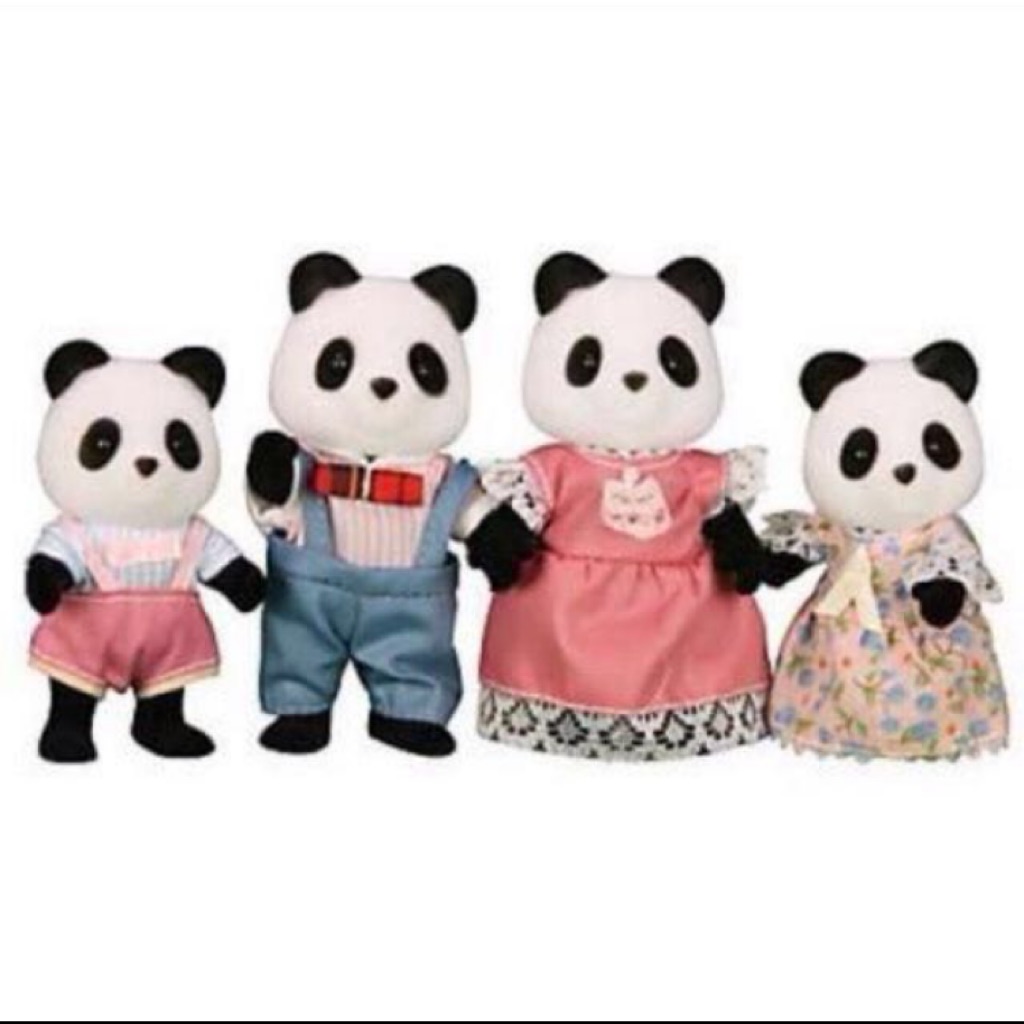 sylvanian families panda family