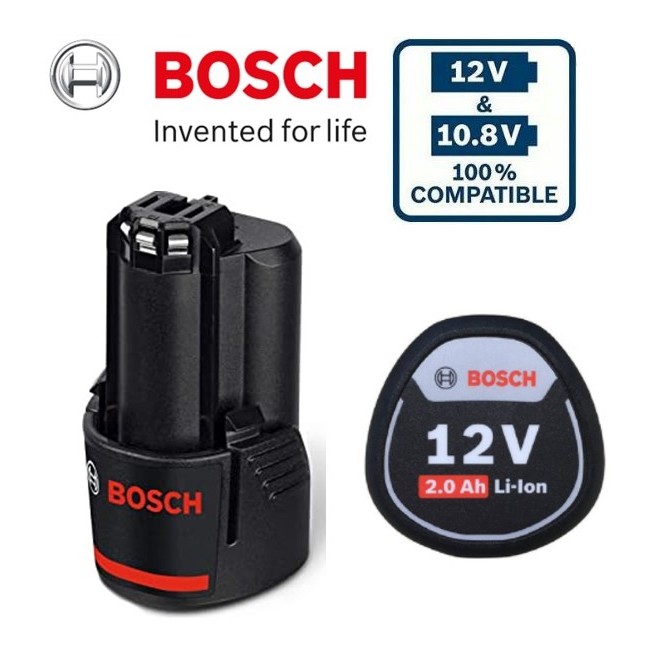 Shop Malaysia Original Bosch 12v 2 0ah Battery Shopee Singapore