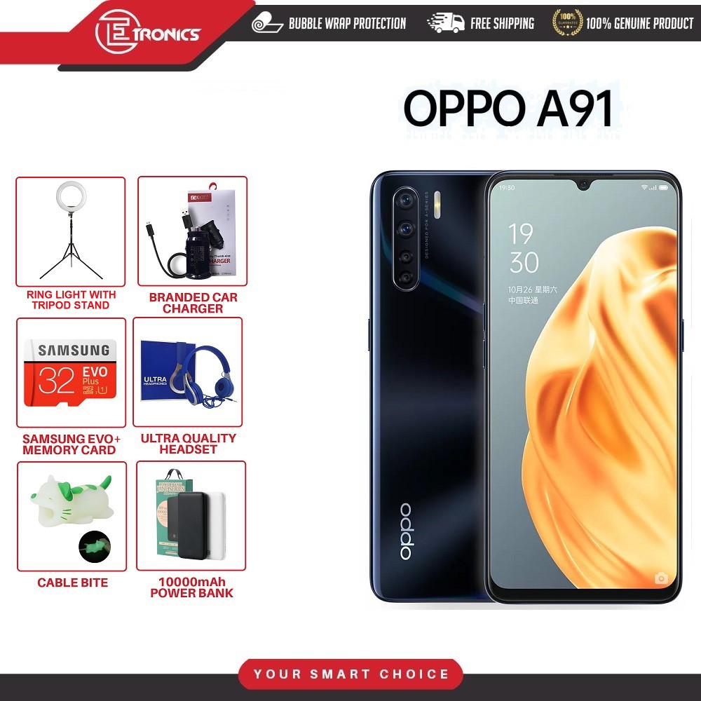 Oppo A91 8gb 128gb Original Oppo Malaysia Warranty Shopee Singapore