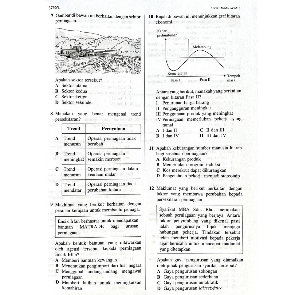 Spm Paper Model Perniga Shopee Singapore