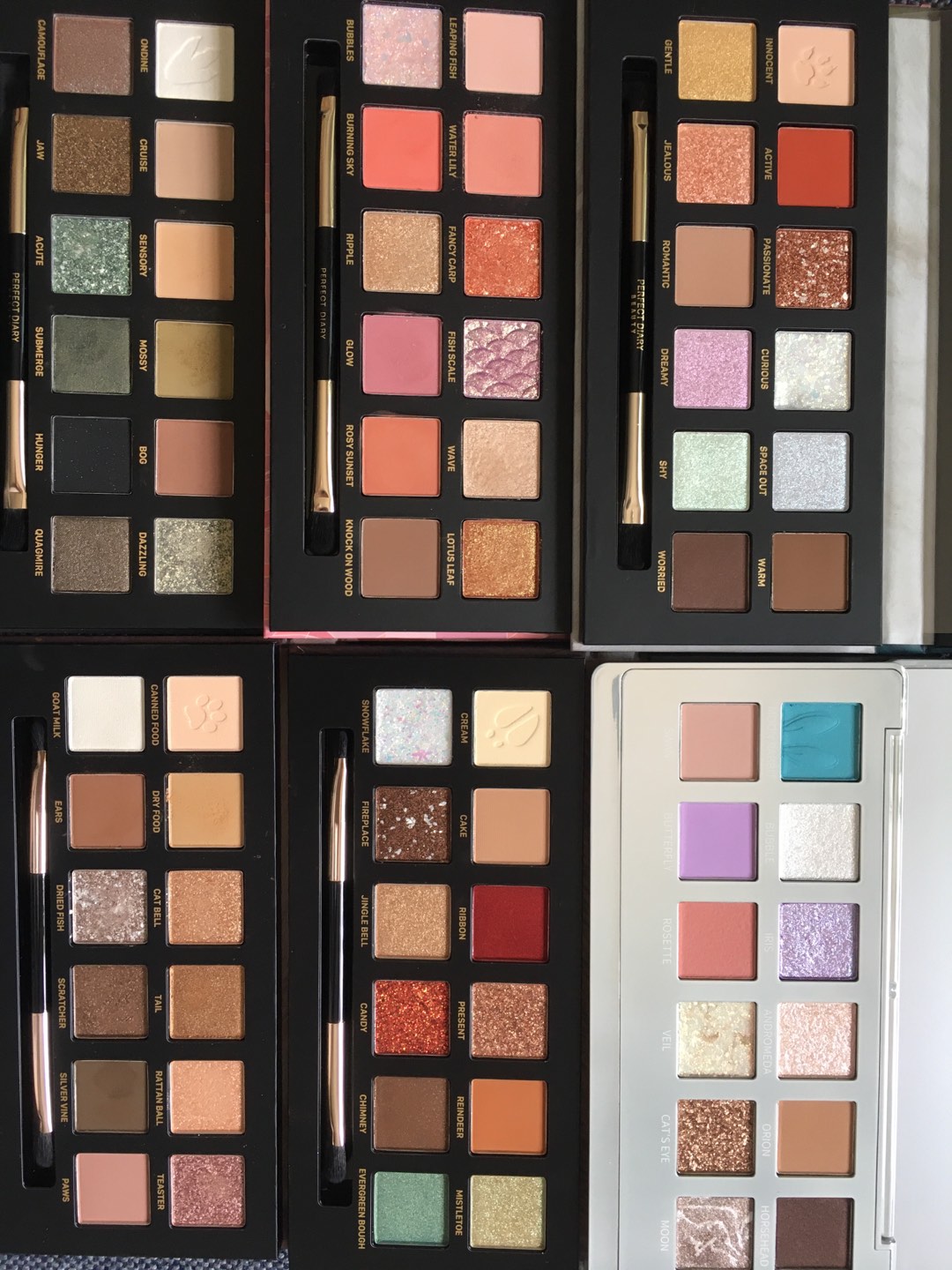 Perfect Diary Highly Pigmented Explorer Eyeshadow Palette With Makeup