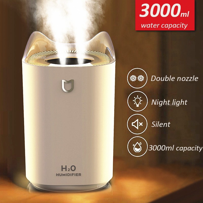 3000ml Double Spray Air Humidifier Ultrasoni Humidifier Diffuser