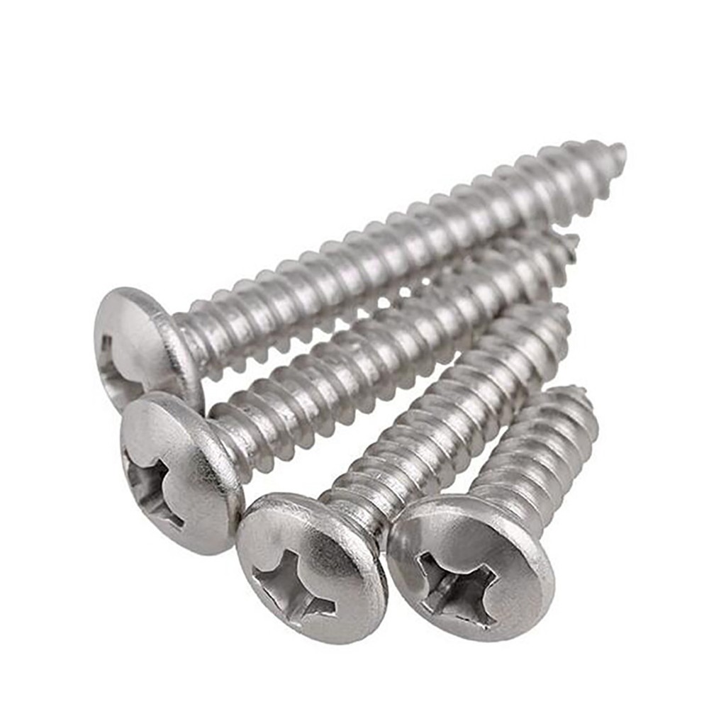ROUND PAN HEAD PHILLIPS SELF TAPPING SCREWS 201 STAINLESS STEEL TAPPERS M3/M4/M5 