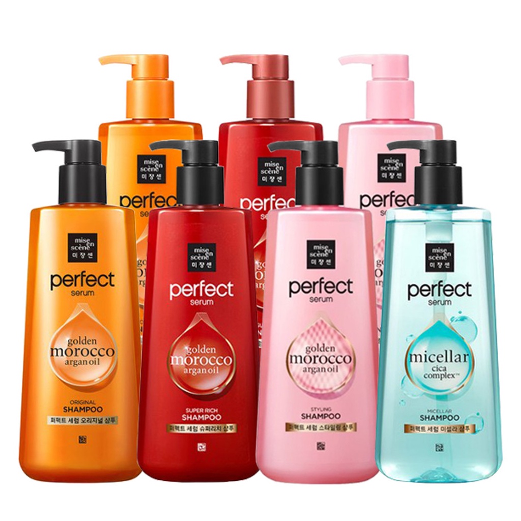 Mise en scene Perfect Serum Shampoo Conditioner 680ml Shopee Singapore