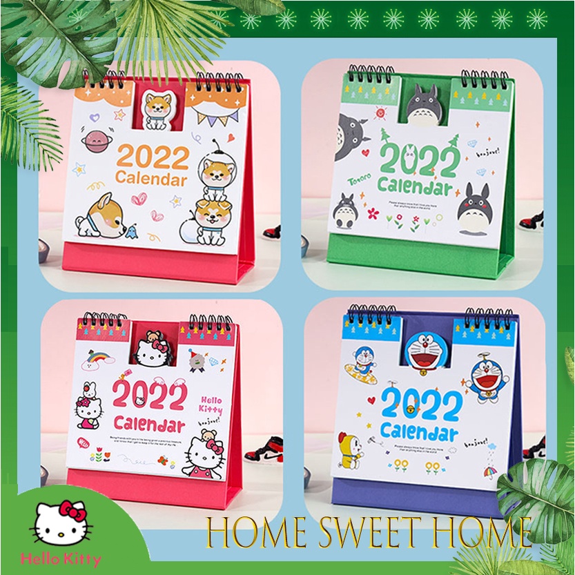 Minion Calendar 2022 Hello Kitty Calendar For 2022 Planned Notebook Astronauts Dinosaur Totoro  Stitch Doraemon Minions Doge | Shopee Singapore