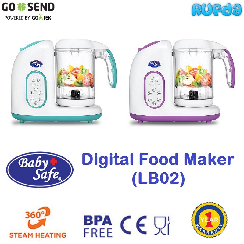 baby safe food maker digital
