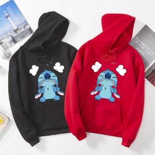 Image of Korean Harajuku style Stitch Hoodie Thickening Sweater Men And Women Clothing Hooded Sweater Couple wear