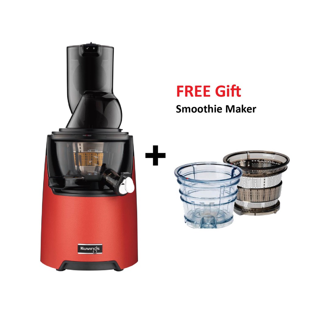 Kuvings Whole Slow Juicer EVO820 (Red) With FREE Smoothie Maker ...