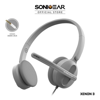SonicGear Xenon 3 Stereo Wired Headphone with Microphone | Light Weight  | Comfortable | Clear Audio
