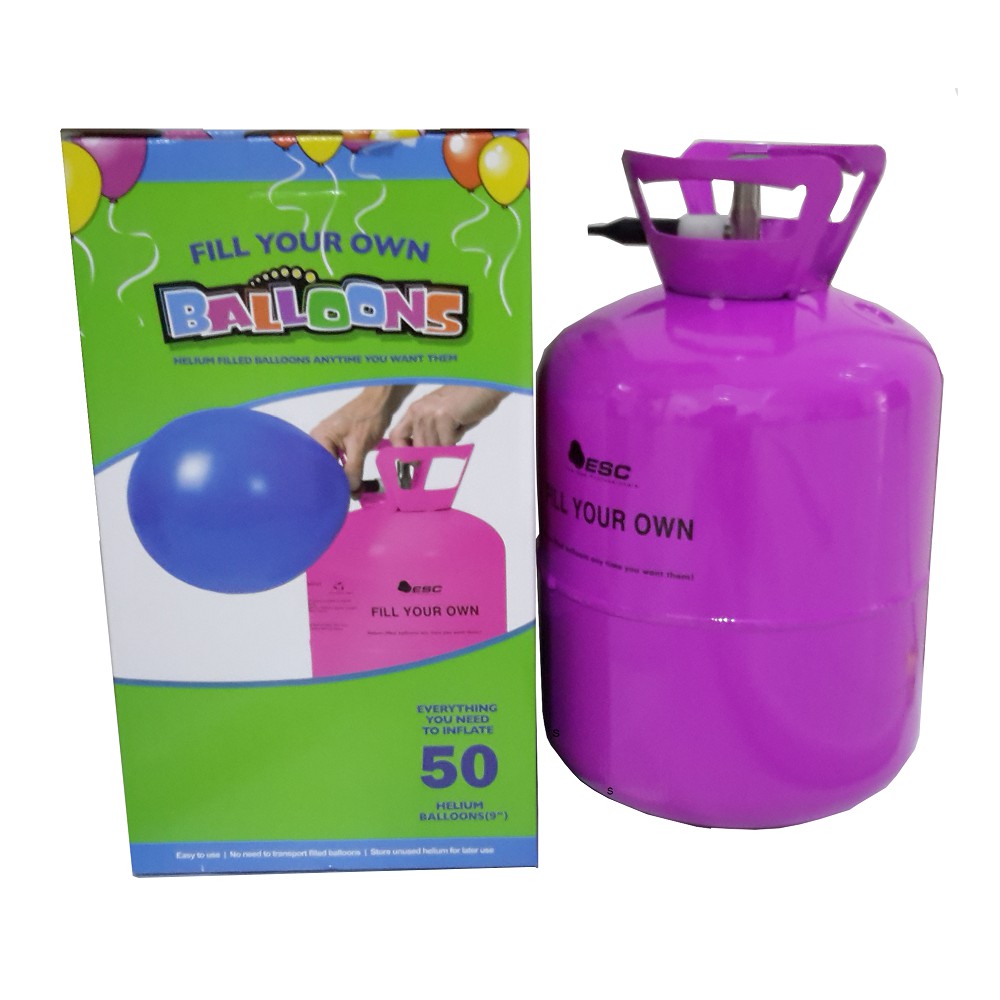 Helium Balloon Gas Tank Belon Tong For 50 Balloons Compact Size Tank Shopee Singapore