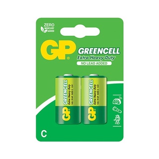 GP Greencell Carbon Zinc C Size  / D Size Extra Heavy Duty Battery 1.5V