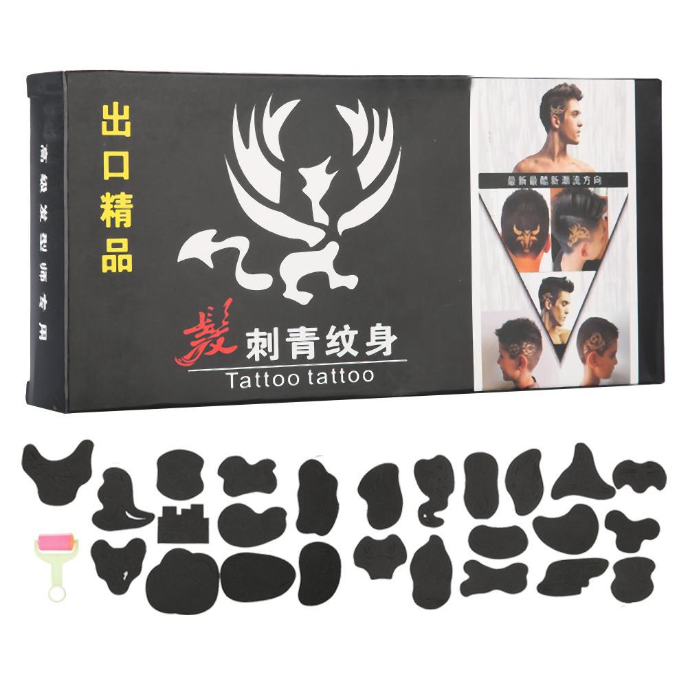 Hair Styling Dye Coating Tattoo Patterns Salon Barber Tools