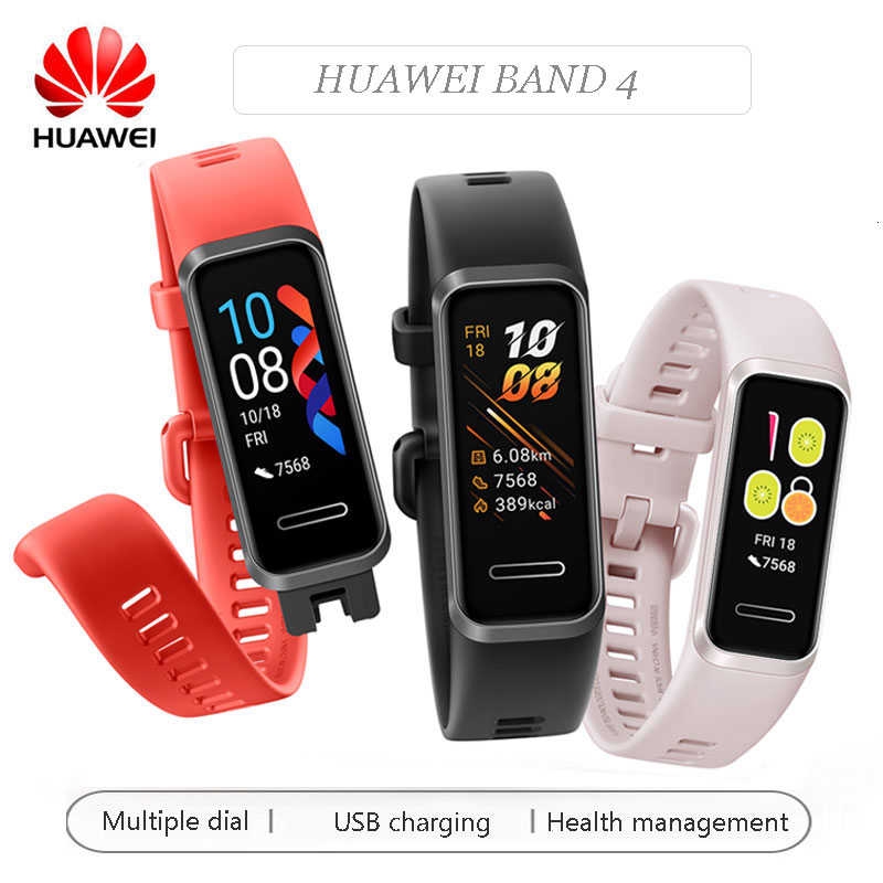 Huawei Band 4 / 4 PRO Wristband Samrt Activity Heart Rate Fintess Tracker Passometer Waterproof GPS Monitor