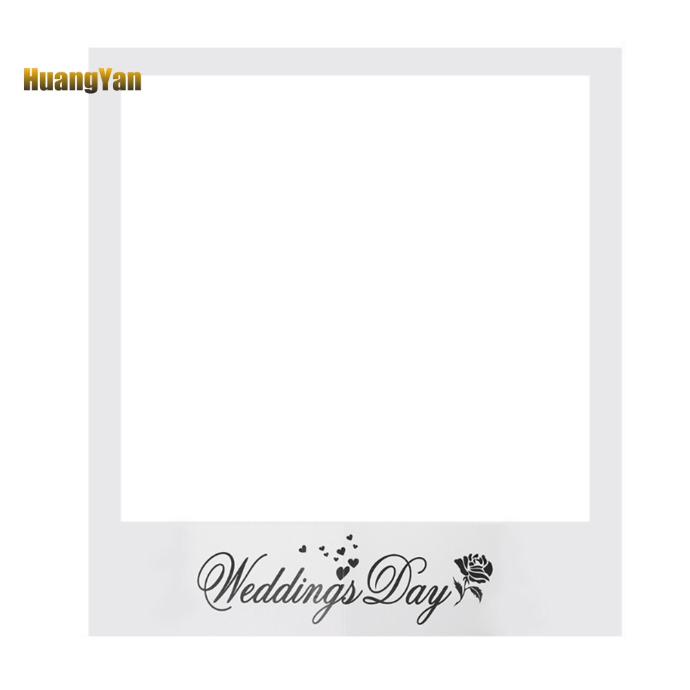 <huangyan> Wedding Favors DIY Anniversary Picture Frame Props Photo Booth Party Decoration