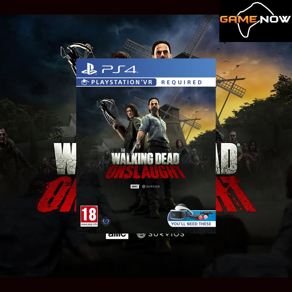 the walking dead onslaught ps4 vr