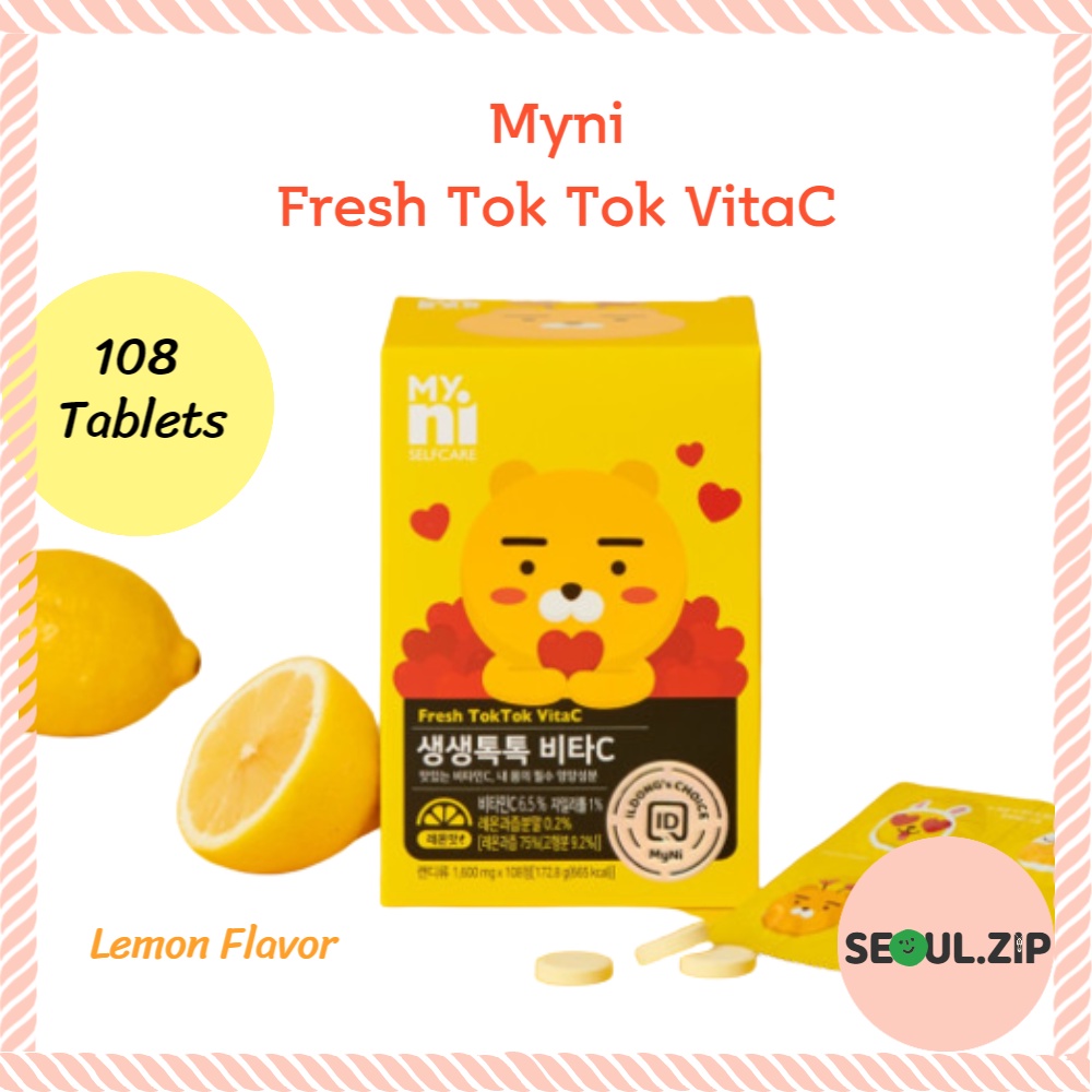 Kakao Friends x Myni Fresh Tok Tok Vitamin C Lemon flavor Health Foods