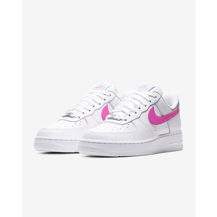 nike air pink white