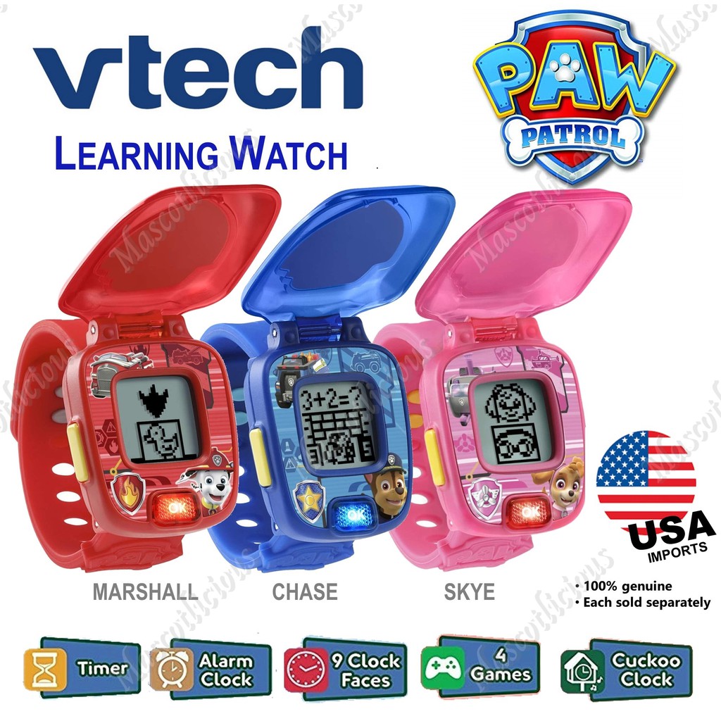 vtech paw patrol learning watch