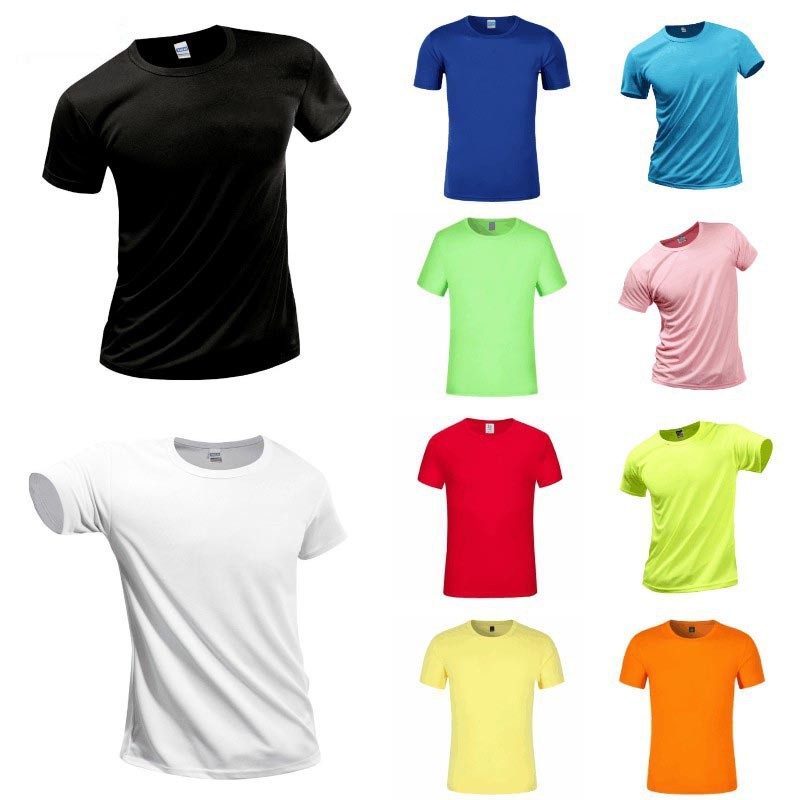 [Ready Stock️] M-3XL SEVEN Color Men's Short tee Psolid color round ...