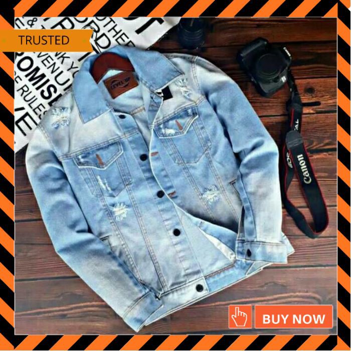 levi's ripped jean jacket
