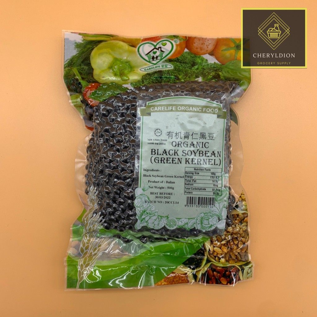 CARELIFE ORGANIC BLACK SOYBEAN GREEN KERNEL (500g) Shopee Singapore
