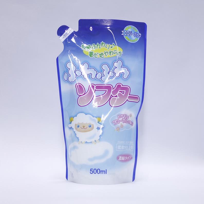 Soft fabric softener concentrated 500ml pack is environmentally