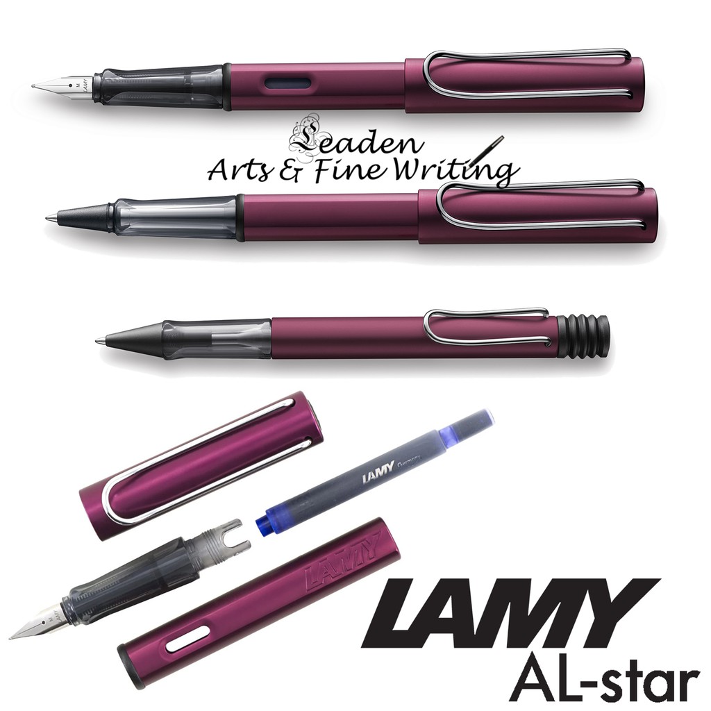 lamy al star fountain pen purple