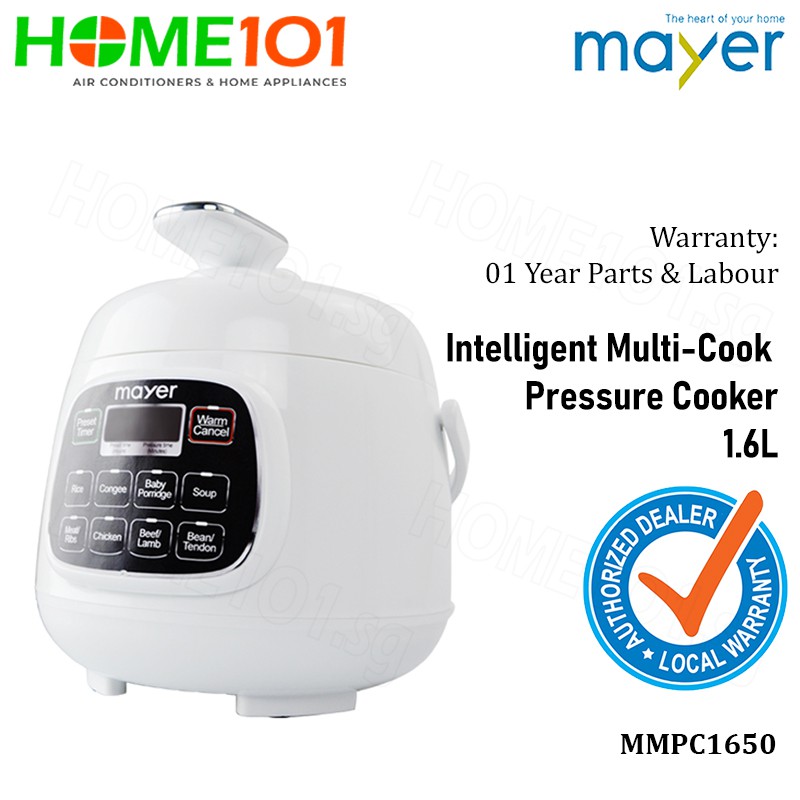 Mayer Intelligent MultiCook Pressure Cooker 1.6L MMPC1650 Shopee